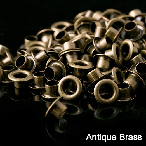 Solid brass eyelet - solid, washer