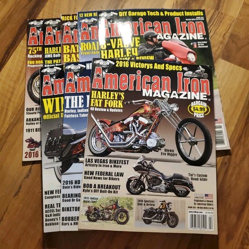 American iron magazine lot - iron,