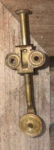 Antique victorian brass sash - victorian,