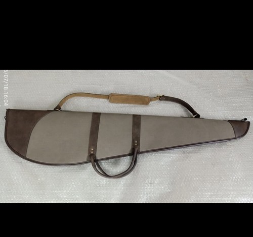 Leather shotgun slip case - shotgun,