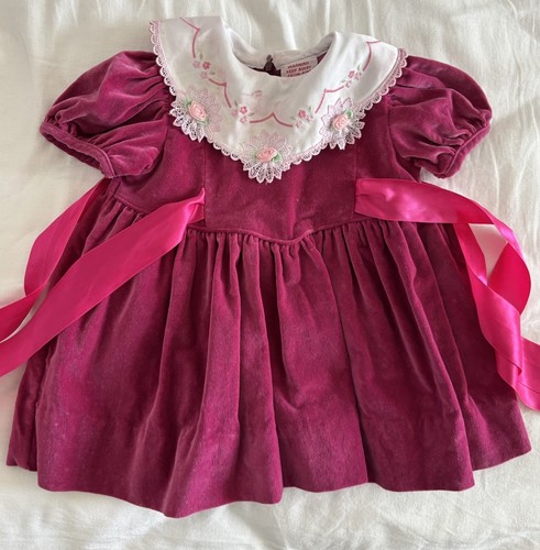 Baby girls burgundy - baby, velvet
