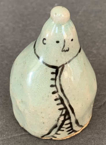 Vtg figurine art glazed - vtg,