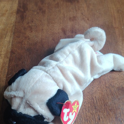 Beanie babies pugsly pug - beanie,