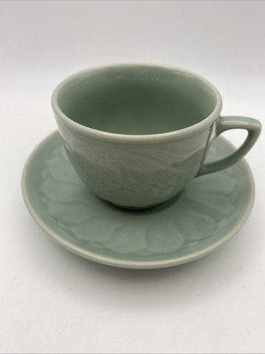 Vintage chinese celadon koi - chinese,
