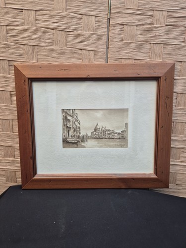 Framed original watercolour - framed,