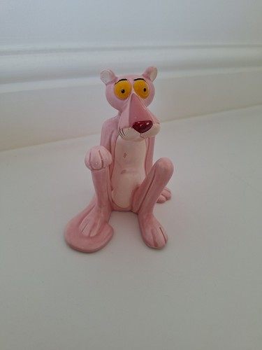 Vintage pink panther figurine - pink,