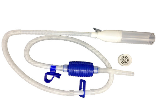 Aquarium gravel cleaner - gravel, siphon
