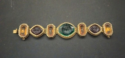Antique art deco intaglio - art,