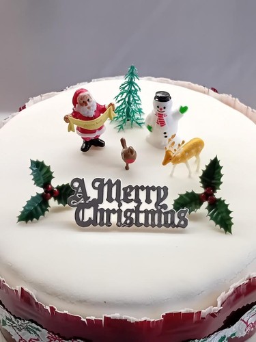 Traditional christmas cake - christmas,