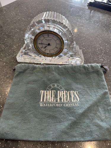 Waterford crystal clock with - ,