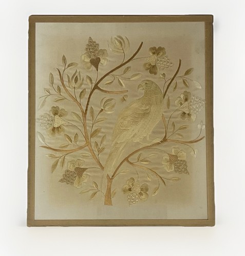 Antique georgian silkwork - georgian,