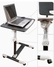 LAST CHANCE TO BUY Nursing Home Auto-Touch Overbed Table, Bed Table Laptop Table