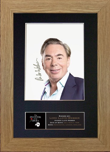 Andrew lloyd webber signed - webber,