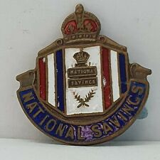 National savings service 27*25mm  enamel badge by fattorini 