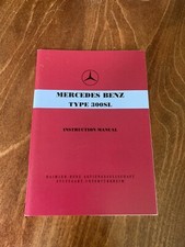 Mercedes Benz Gullwing 300SL Hand Book