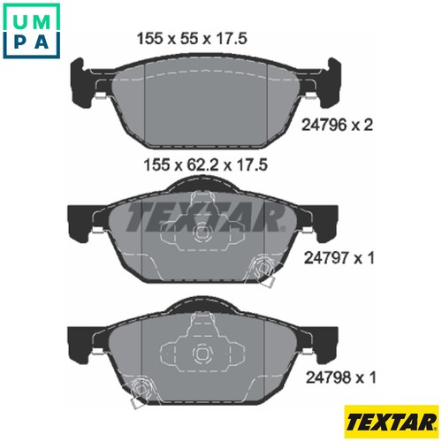 Brake pad set disc - pad,