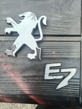  PEUGEOT E7 TAXI REAR DOOR BADGES..