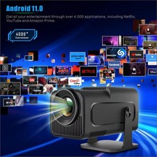 5G 4K Projector Smart HD LED WiFi Mini Bluetooth Office Home Theater HDMI USB UK