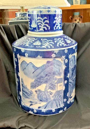 Very large blue - blue, white