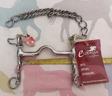 4" Mini Fixed Cheek Weymouth Pony Bit. New.