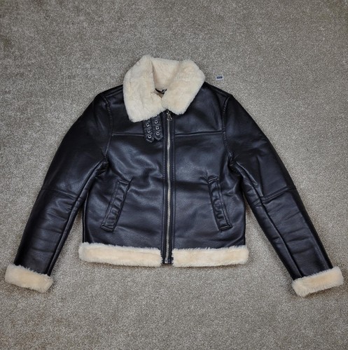 Divided black faux leather - faux,
