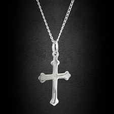 Men's Solid Silver Cross