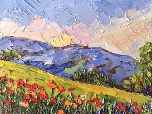 Original art oil painting - original,