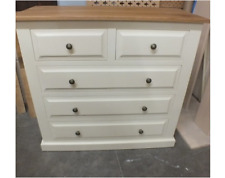 HAMPSHIRE PAINTED WIDE 2 OVER 3 DRAWER CHEST- BESPOKE SIZES COLOURS AVAILABLE