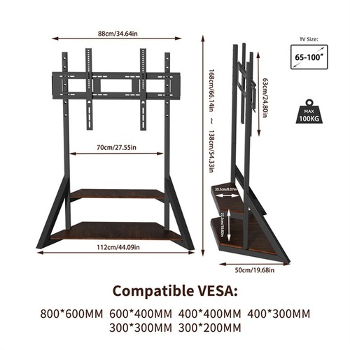 For 100 large floor - large,