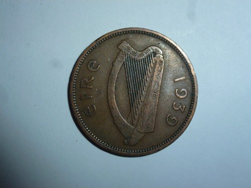 Irish eire ireland half penny - irish,
