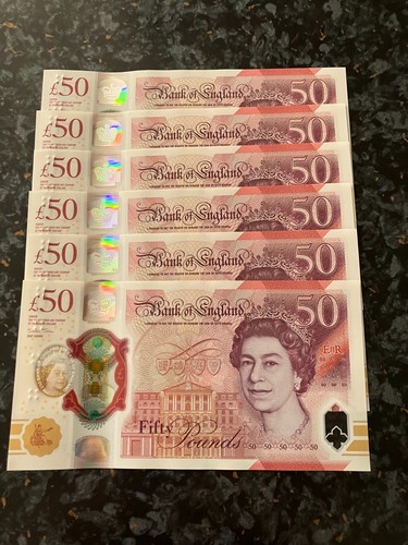 Bank notes in - £50,