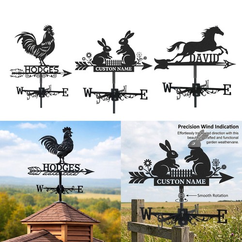 Metal weather vane roof mount - roof,
