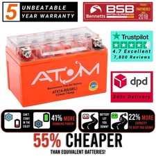 YTX7A-BS Atom Gel Motorcycle Battery for Benelli TNT 125 17-