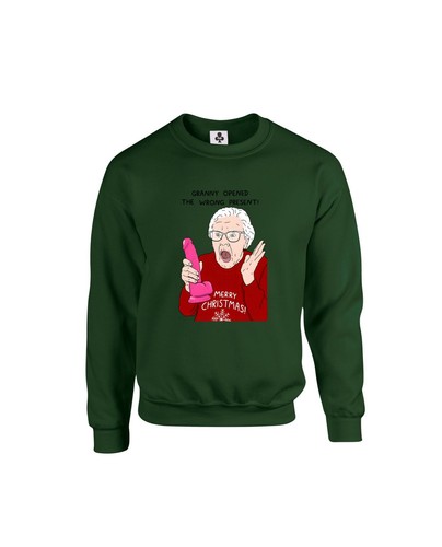 Granny opened wrong present - granny,