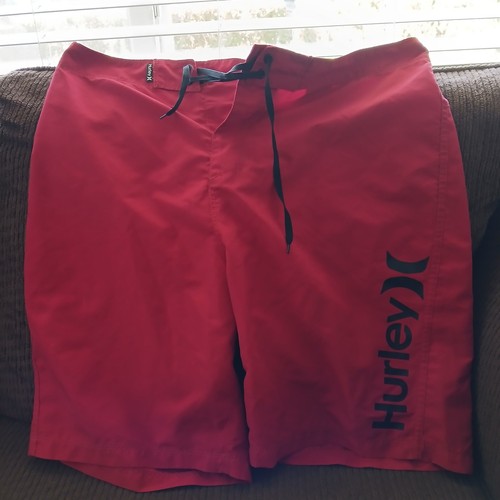 Hurley red boardshorts mens - hurley,