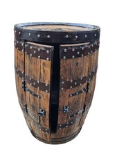 JAMESON IRISH WHISKY -  Rustic Bourbon Barrel Cask Handcrafted Drinks Cabinet