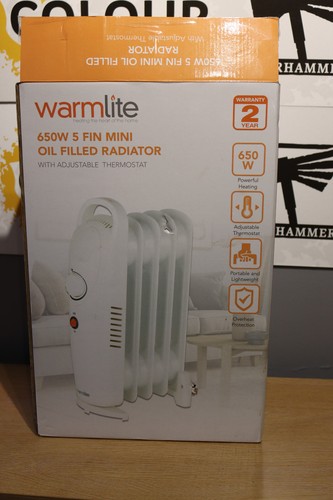 Fin oil filled radiator 650w - 5,