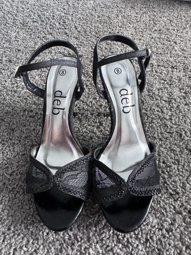 Deb black lace ankle - deb,