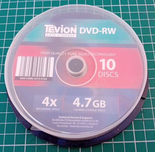 Tevion dvd disc - 10, pack