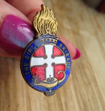 THE GIRLS BRIGADE VINTAGE PIN BADGE  - Stamped on the back