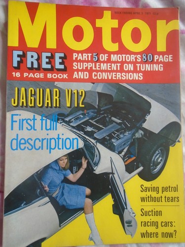 Motor apr 1971 jaguar type - motor, 3