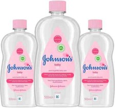 Johnson's Baby Oil 3x500ml