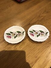 Regency English Bone China Trinket Dishes x 2 - Christmas Rose