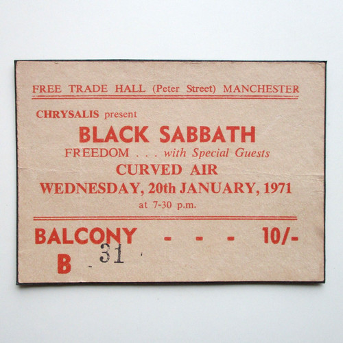 Black sabbath concert - black,