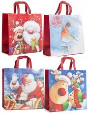 4 Christmas Gift Bags Extra