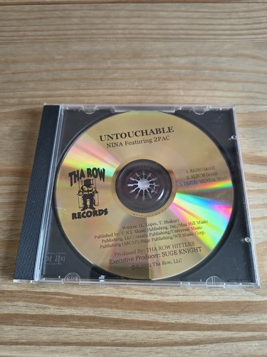 2pac untouchable promo with - untouchable, cd
