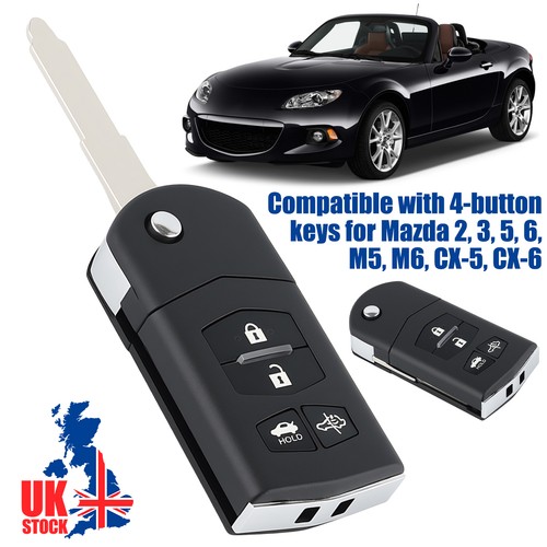 Button flip key case for - button,