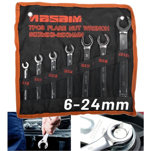 Flare nut spanner set 7pcs - set,