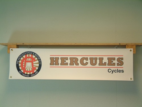 Hercules cycles banner vintage - hercules,