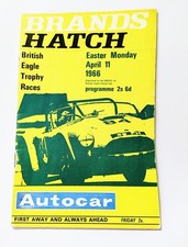Brands Hatch British Eagle Trophy Programme EASTER 11th April 1966